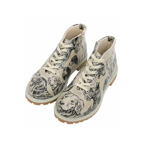 DOGO Shortcut Boots - The Life of Dogs - Vegane Damen Boots und Nachhaltige und Bunte Stiefeletten - Trendige Bequeme Stiefel für Damen von DOGO
