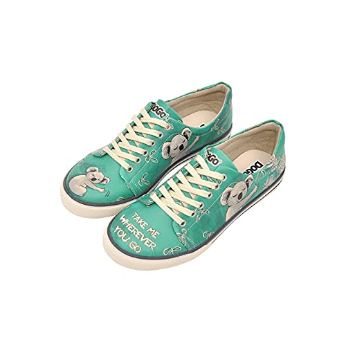 DOGO Sneaker - Koala Hug- Vegan Atmungsaktiv Mehrfarbig Damen Sneaker von DOGO