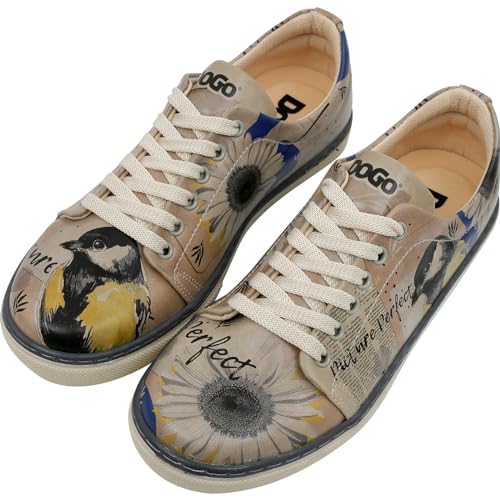 DOGO Sneakers aus veganem Leder für Damen – handgefertigte und einzigartige Design-Sneaker für Damen, Perfektes Design, 39 EU von DOGO
