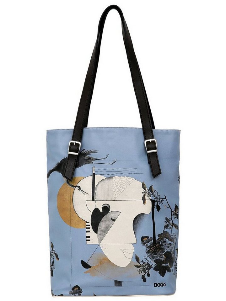 DOGO Umhängetasche Tall Bag Damen Schultertasche Deep Thought With The Deep Damen, Handgefertigt von DOGO