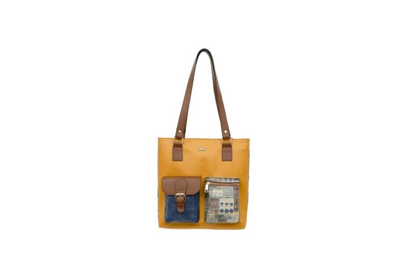 DOGO Umhängetasche Multi Pocket Bag Shopper-Tasche Frame Of Mind Damen, Handgefertigt von DOGO