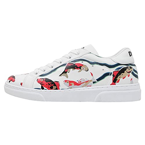 DOGO Vegane Damen Ace Sneakers - Koi World 41 von DOGO