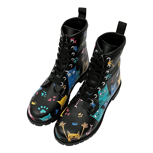 DOGO Vegane Damen Boots Stiefeletten - Cat Lovers 39 DOGO Vegane Damen Boots Stiefeletten - Cat Lovers 39 von DOGO