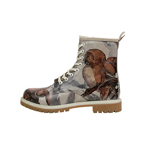 DOGO Vegane Damen Boots Stiefeletten - Chatting on a Branch 36 von DOGO