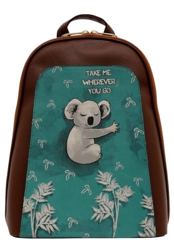 DOGO Vegane Damen Rucksack Tidy Bag - Koala Hug von DOGO