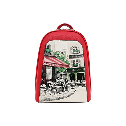 DOGO Vegane Damen Rucksack Tidy Bag - La Vie Parisienne von DOGO