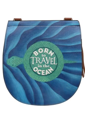 DOGO Vegane Damen Schultertaschen Umhängetaschen Ivy Bag - Born to Travel in the Ocean von DOGO