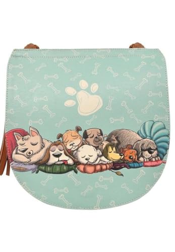 DOGO Vegane Damen Schultertaschen Umhängetaschen Ivy Bag - Sleeping Dogs von DOGO