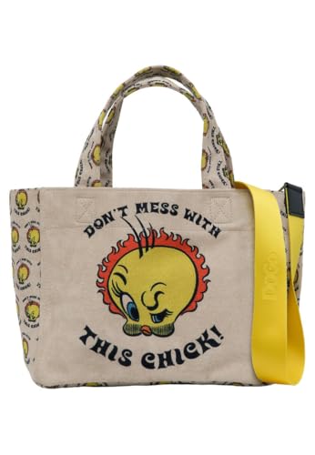 DOGO Damen Vegan Tote Bag Tweety The Chick! Wb One Size Contemporary, Tweety, das Küken! Wb, Einheitsgröße, Zeitgenössisch von DOGO