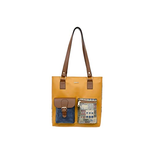 DOGO Vegane Damen Umhängetaschen - Handgefertigt Schultertaschen und Handtasche - Multi Pocket Bag - Frame of Mind von DOGO