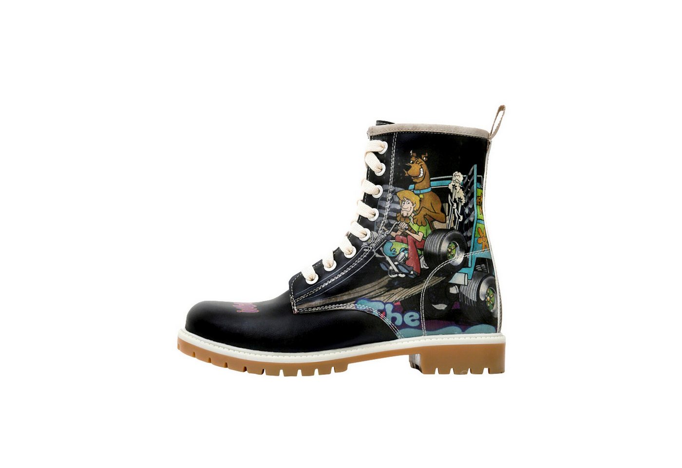 DOGO Wb Longe Boots Schnürstiefel Double Trouble Damen Stiefeletten, Schnürboots Handgefertigt von DOGO