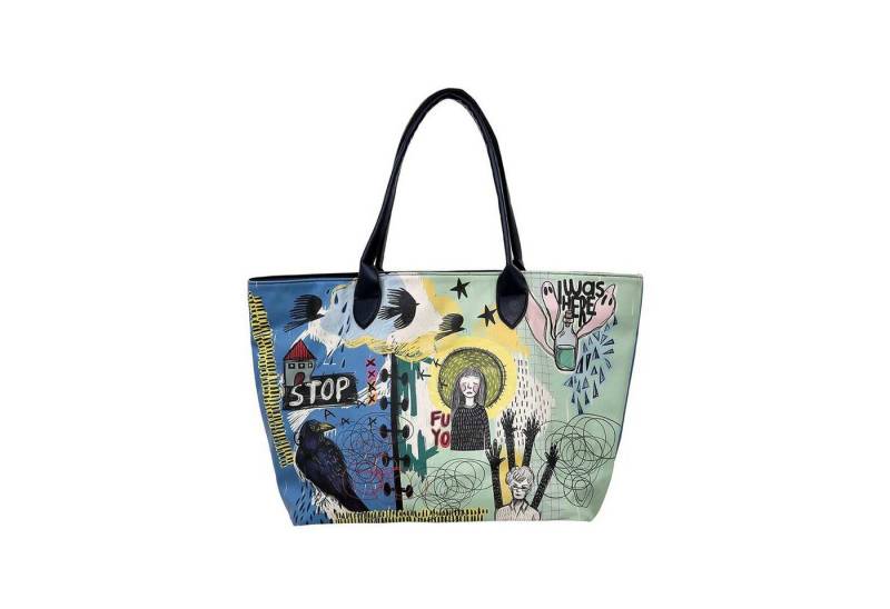 DOGO Weekender Weekender Schultertaschen I Was Here Damen Schultertasche, Handgefertigt von DOGO