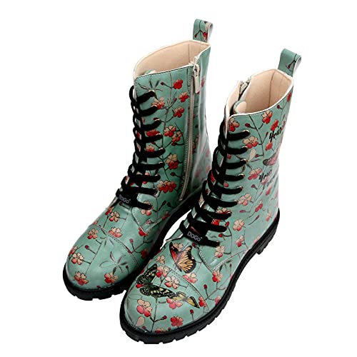 DOGO Zipsy Boots - Your Wings, Your Dreams - Vegane Damen Boots und Nachhaltige und Bunte Stiefeletten - Trendige Bequeme Stiefel für Damen von DOGO