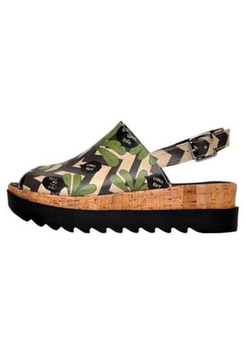 DOGO Damen Gigi Sandale mit Absatz, Mehrfarbig, 41 EU von DOGO