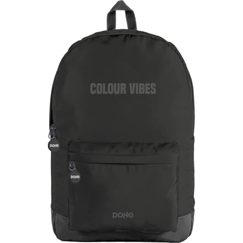 DOHE Unisex Kids Schulrucksack, Schwarz DOHE Unisex Kids Schulrucksack, Schwarz von DOHE