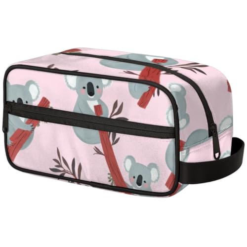 KoalaArt Kosmetiktasche mit großem Fassungsvermögen, Make-up-Tasche, Kulturbeutel, tragbare Aufbewahrung mit Griff, geeignet für Geschäftsreisen, Fitness, Urlaub, für Männer und Frauen, lebendige von DOHOATI