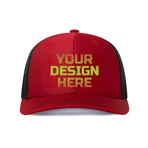 DOHXQM Benutzerdefinierte Baseball -Kappe Design Ihre eigenen Hüte Benutzerdefinierten Hats Logo Personalisierte Baseball Cap Benutzerdefinierte Hut Fügen Sie Ihr eigenes Design/Text/Fotos von DOHXQM