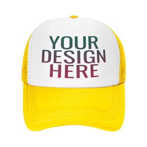 DOHXQM Benutzerdefinierte Baseball -Kappe Design Ihre eigenen Hüte Benutzerdefinierten Hats Logo Personalisierte Baseball Cap Benutzerdefinierte Hut Fügen Sie Ihr eigenes Design/Text/Fotos von DOHXQM