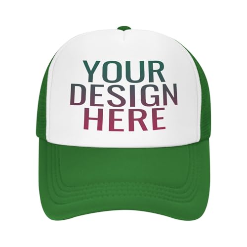 DOHXQM Benutzerdefinierte Baseball -Kappe Design Ihre eigenen Hüte Benutzerdefinierten Hats Logo Personalisierte Baseball Cap Benutzerdefinierte Hut Fügen Sie Ihr eigenes Design/Text/Fotos von DOHXQM