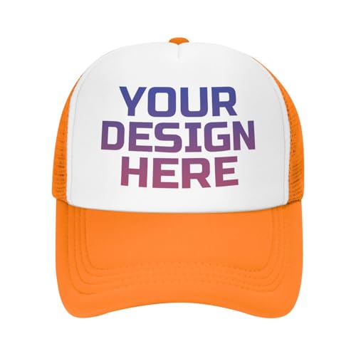 DOHXQM Benutzerdefinierte Baseball -Kappe Design Ihre eigenen Hüte Benutzerdefinierten Hats Logo Personalisierte Baseball Cap Benutzerdefinierte Hut Fügen Sie Ihr eigenes Design/Text/Fotos von DOHXQM