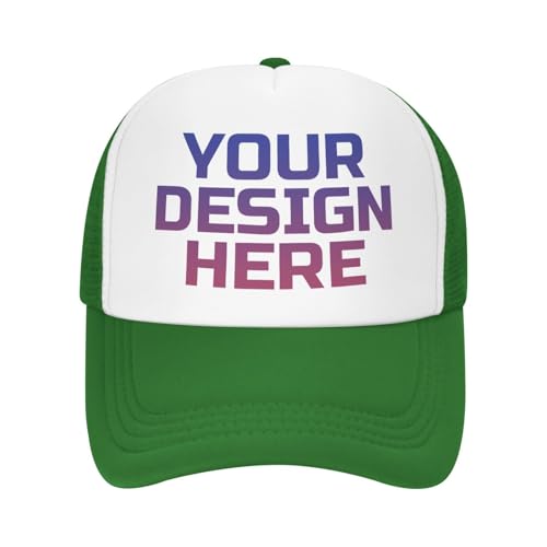 DOHXQM Benutzerdefinierte Baseball -Kappe Design Ihre eigenen Hüte Benutzerdefinierten Hats Logo Personalisierte Baseball Cap Benutzerdefinierte Hut Fügen Sie Ihr eigenes Design/Text/Fotos von DOHXQM