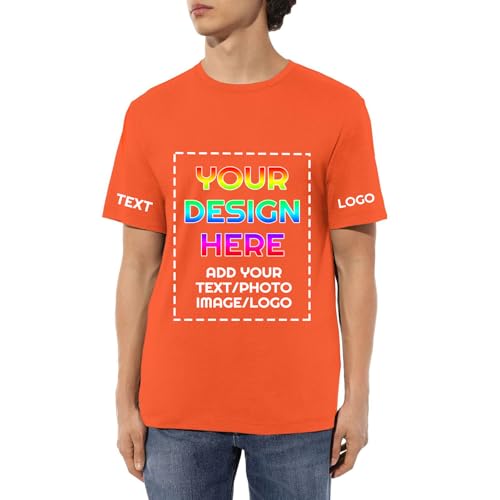 DOHXQM t-Shirt Bedrucken, Personalisiertes T-Shirt mit Fototext und Logo, vorne/hinten, Tshirt selbst gestalten, Tshirt Bedrucken Lassen, Tshirt selbst gestalten, Custom Tshirt DOHXQM t-Shirt Bedrucken, Personalisiertes T-Shirt mit Fototext und Logo, vorne/hinten, Tshirt selbst gestalten, Tshirt Bedrucken Lassen, Tshirt selbst gestalten, Custom Tshirt von DOHXQM