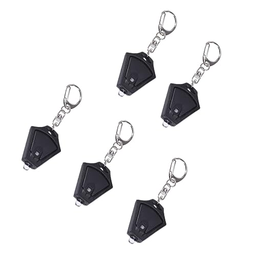 5 Stk -Taschenlampen winziger Mini-einfach Haushaltswaren Schlüsselringe Mini-Taschenlampe -Licht Schlüsselanhänger geführter Schlüsselanhänger Geldbörse von DOITOOL