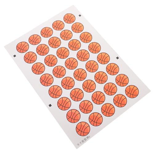 DOITOOL Basketball Temporäre Tattoos Aufkleber Süße Make-up Temporärer Basketball-gesicht Tattoo-sticker Für Frauen Dekoration Mit Transferpapier Schnell Anzuwenden Entfernen von DOITOOL