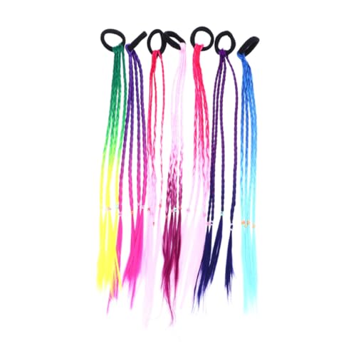 DOITOOL 1 Satz 6St Perücke Accessoires für Mädchen Haarbänder Tiara schönes Haarseil. bunte Haargummis Haarringe flechten Stirnband Haare binden Kopfbedeckung Baby von DOITOOL