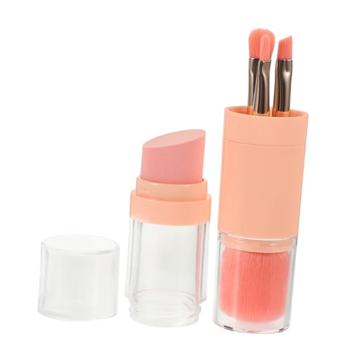 DOITOOL 1 Satz Pudermineralpinsel Loser Puderpinsel Highlighter-make-up-pinsel Erröten Damen-make-up-pinsel Fixierpuderpinsel Reisen Flauschige Plastik Make-up-tools Rosa von DOITOOL