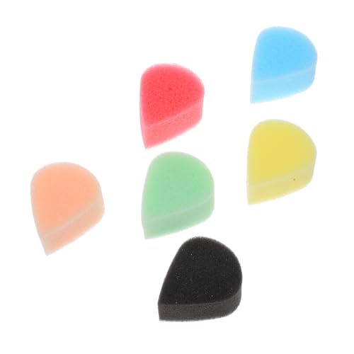 DOITOOL 6 Stück Tropfenförmige Gesichtsbemalungsschwämme für Kinder und Erwachsene Hochdichte Make Up Schwämme in Bunten Farben für Körpermalerei Kunstwerke und Kreative Aktivitäten von DOITOOL