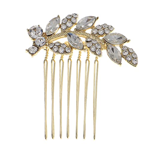 DOITOOL 1 Stk Kamm haarschmuck Haarbrosche Hochzeit Braut Haarspange Haarkämme für Frauen Haarklammern für Frauen Strass Tiara exquisite Kopfbedeckung modische Haarnadel Diamant Legierung von DOITOOL