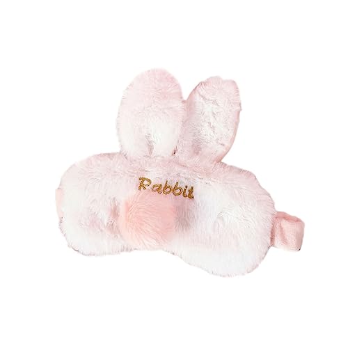 DOITOOL 1 Stück Augenmaske Kaninchen-Augenabdeckung Maske Lichtblockierung gesichtsmaske schlafender Augenschirm Schlafzubehör dreidimensional Augenbinde Weich süß von DOITOOL