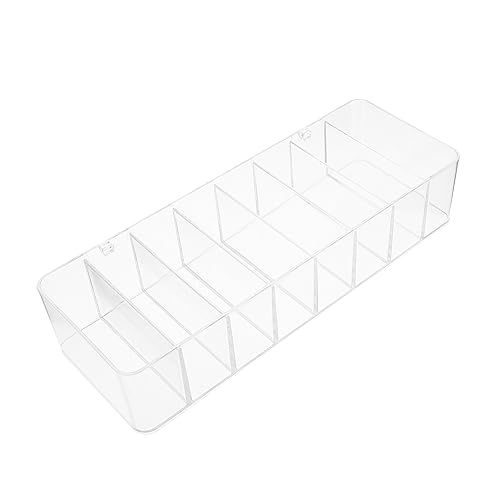 DOITOOL 1 Stück Karton Aufbewahrungsbox mit 8 Gittern Drahtseil para Guardar Kosmetik-Organizer Datenkabel-Organizer Veranstalter Handschuhfach Schreibwaren-Box Container von DOITOOL