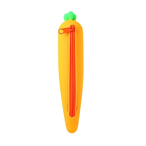 DOITOOL Karotten-federmäppchen Aus Silikon Karotten Tasche Bleistifttasche Cartoon Bleistift Beutel Praktisch Tragbar Robust Reißverschluss Schreibwaren Daily DOITOOL Karotten-federmäppchen Aus Silikon Karotten Tasche Bleistifttasche Cartoon Bleistift Beutel Praktisch Tragbar Robust Reißverschluss Schreibwaren Daily von DOITOOL