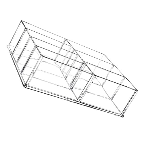 DOITOOL 1 Stück Karton Aufbewahrungskiste Desktop-Kosmetik-Organizer Make-up-Halter Make-up Pinsel lidschatten Acryl-Organizer Rack mit mehreren Gittern bilden erröten DOITOOL 1 Stück Karton Aufbewahrungskiste Desktop-Kosmetik-Organizer Make-up-Halter Make-up Pinsel lidschatten Acryl-Organizer Rack mit mehreren Gittern bilden erröten von DOITOOL