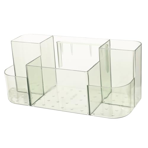 DOITOOL 1 Stück Karton wandmontierte aufbewahrungsbox aufbewahrungsbox Acryl steht für die Anzeige Küchentuchhalter tischdeckenklammern Kosmetik-Organizer Kosmetikhalter Schreibtisch Regal von DOITOOL