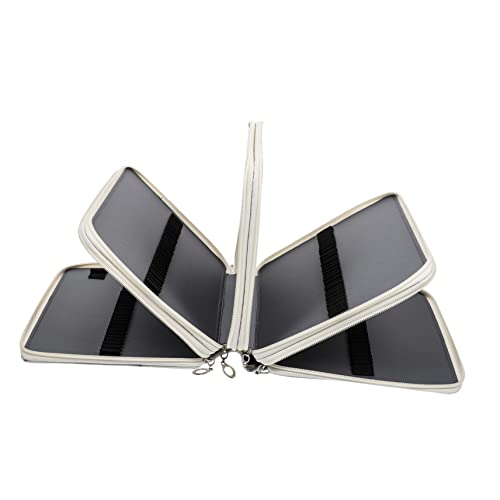 DOITOOL 1 Stück Multi Layer Federmäppchen Marmor Design Fächer Großer Stift Organizer für Buntstifte Aquarellstifte und Schreibwaren Praktische Aufbewahrungstasche für Künstler und von DOITOOL