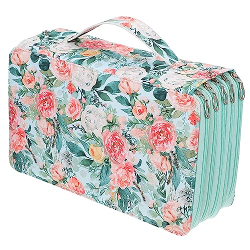 DOITOOL Mehrschichtige Stiftetasche Mit Griff Und Großem Fassungsvermögen Buntstifttasche Mit Hoher Verschleiß Und Bruchfestigkeit Für Federmäppchen Und Täglichen Gebrauch von DOITOOL