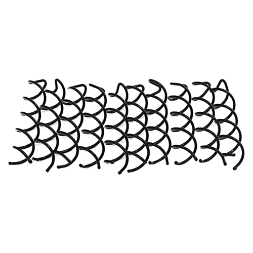 DOITOOL 10 Stück Spiral Bobby Haarnadeln Haarklammern Für Frauen Rutschfeste Schraubhaarspangen Aus Leichtem Metall Für Selbstgemacht Frisuren Schwarz von DOITOOL