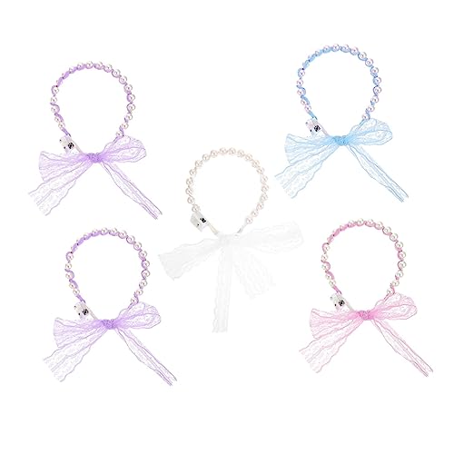 DOITOOL 10 Stk Stirnband Mädchen Spielzeug Für Perle Haarband Geführte Weihnachtsstirnbänder Halloween-haarschmuck Kind Zubehör Knopfbatterie Koreanische Version von DOITOOL