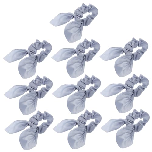 DOITOOL 10st Haargummi Mit Schleife Haargummis Aus Satin Bogen Haargummis Elastische Haargummis Mädchen-tiara Haargummis Für Frauen Haargummi Aus Satin Binden Satin- Krawatte Haarschmuck von DOITOOL