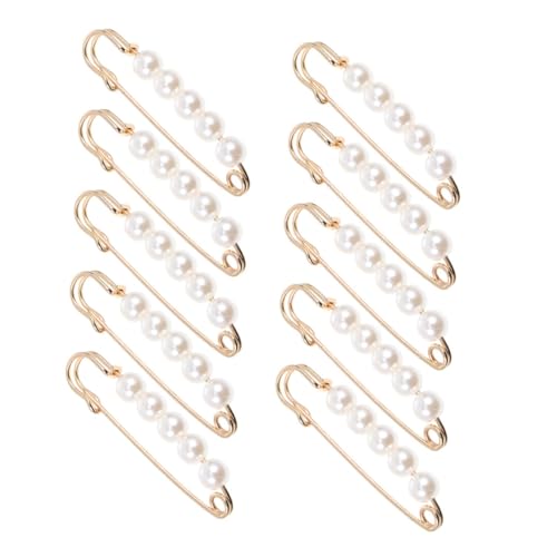 DOITOOL 10 Stück Teiliges Abnehmbare Metall Jeansknopf Tightener Clips Hosenbund Versteller Zuverlässiger Halt ohne Nähen Leichter Tragbarer Kleidungsklammer für Jeans Kleider Schals von DOITOOL