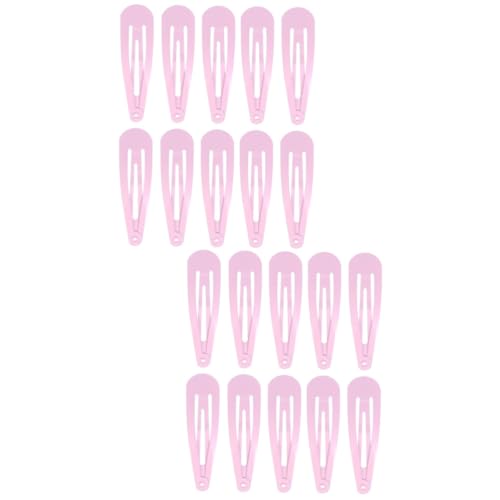 DOITOOL 100 Stk Haare schnappen kawaii haarspangen einfache Haarspangen Hochzeitshaar Haarnadel hochzeitsdeko Haarspangen aus Metall Haarschmuck Wassertropfen schmücken Rand Knopf Fräulein von DOITOOL