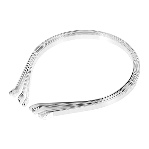 DOITOOL 10st Haarreif Rohlinge Haarreif Blanko Set Haarband Damen Dünn Metal Hair Band Zum Basteln Haarreifen Damen Dünn Haarkamm Diy Haarschmuck Stahldraht Fräulein Rahmen von DOITOOL