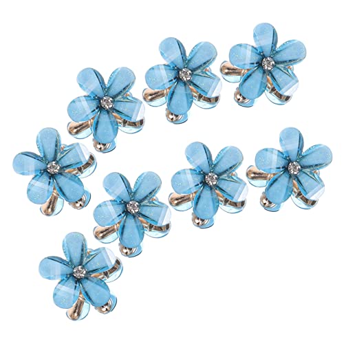 DOITOOL 10St Kamelie Haarspange Kopfschmuck aus Kristall Baby Haarspangen Haarklammer Tiara Haarspangen für Kleinkinder Mini-Blumen-Haarspangen Frühling und Sommer Kopfbedeckung Clip von DOITOOL