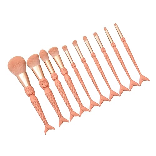 DOITOOL 10st Make-up Pinsel Make-up-puderpinsel Lidschattenpinsel Make-up Erröten Make-up-pinsel Mischen Bilden Gesichts-make-up-tools Fräulein Kunstfaser Lidschatten Pinsel Das Gesicht von DOITOOL