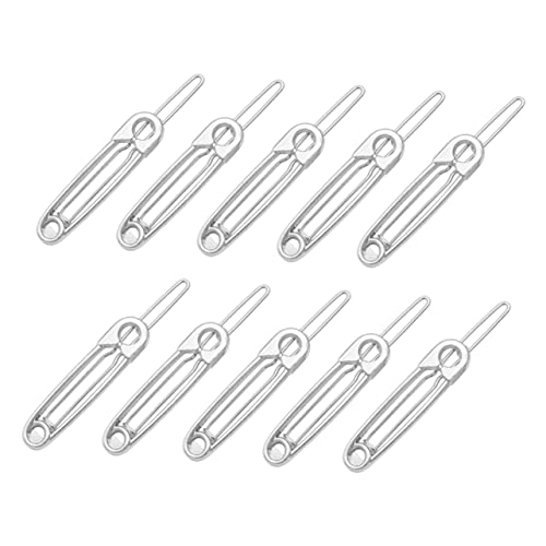 DOITOOL 10St Haarnadel aus Metall Haarklammern für Frauen Haarspangen Haar Klammern haarschmuck geometrische Haarspange geometrische Haarnadel Mode Knall-Clip Fräulein von DOITOOL
