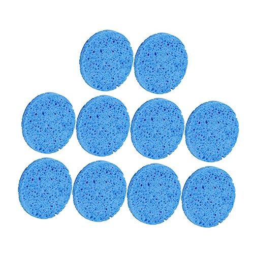 DOITOOL 10stücke Make-up-entferner-schwamm Gesichtsreinigungsschwamm Aus Hautpflegeschwamm Für Hauttypen Make-up-entfernungsschwamm Blau von DOITOOL