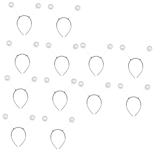 DOITOOL 3 Sets Einzigartige Kinder Party Buren Frühlingsparty Haarreifen Spaß Kopfschmuck Für Mädchen Weiß Sanftes Material 4 Stück * 3 von DOITOOL